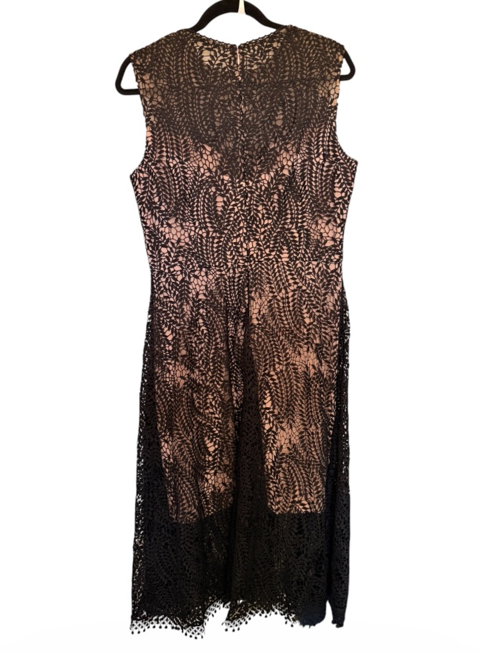 Dress The Population Shane Black Lace Illusion Cocktail Dress - Picture 4 of 5